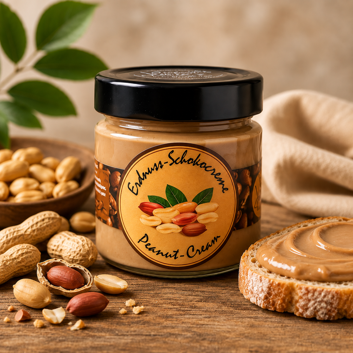 Crema di arachidi al cioccolato bianco – 220 g