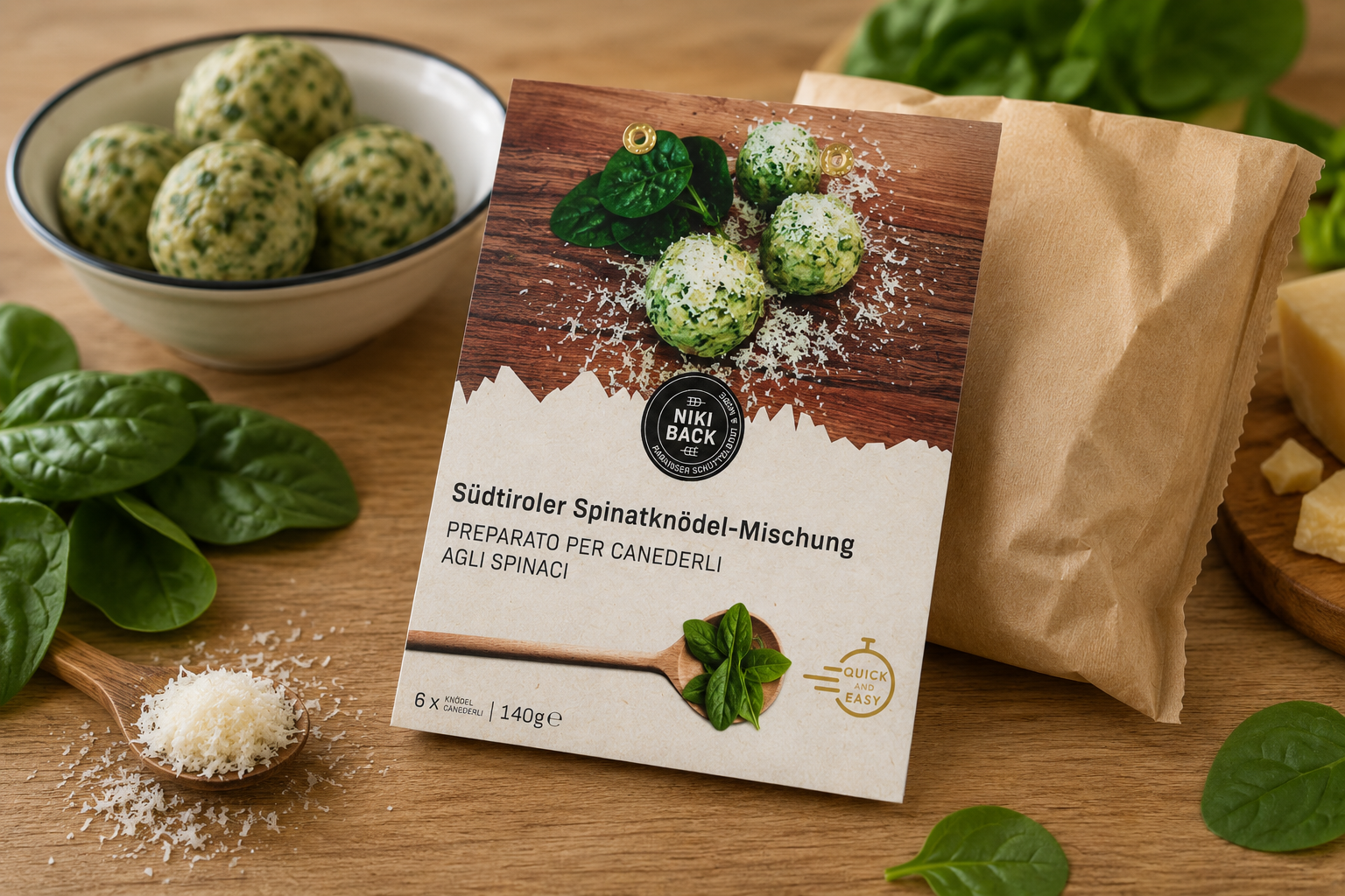 Preparato per Canederli agli Spinaci Altoatesini