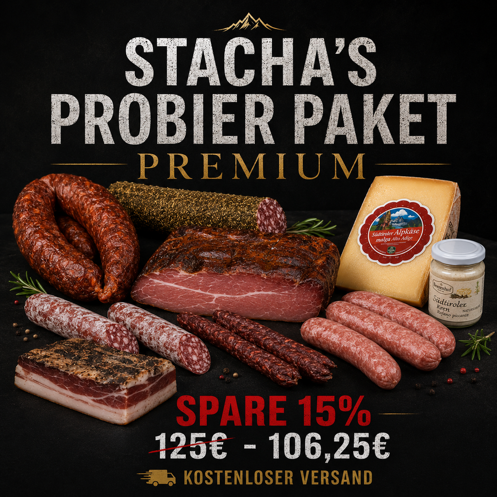 Stacha's Probierpaket Premium – 15 % Rabatt & kostenloser Versand