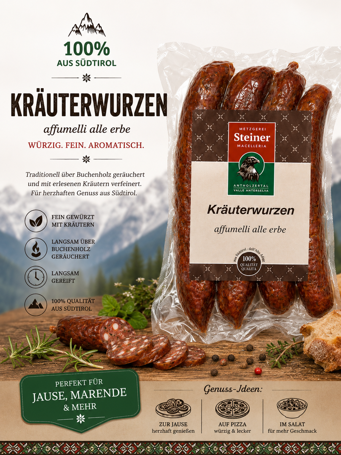 Kräuterwurzen Südtirol 130 g
