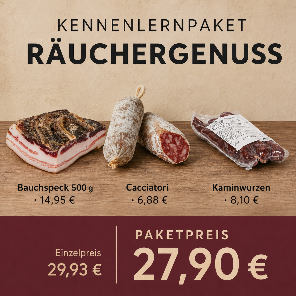 Kennenlernpaket Räuchergenuss