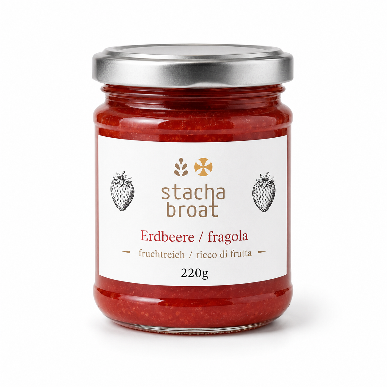 Composta di Fragole 220 g – Ricca di frutta