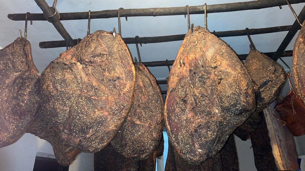 Stinco di prosciutto intero, pancetta di coscia 5,20 kg