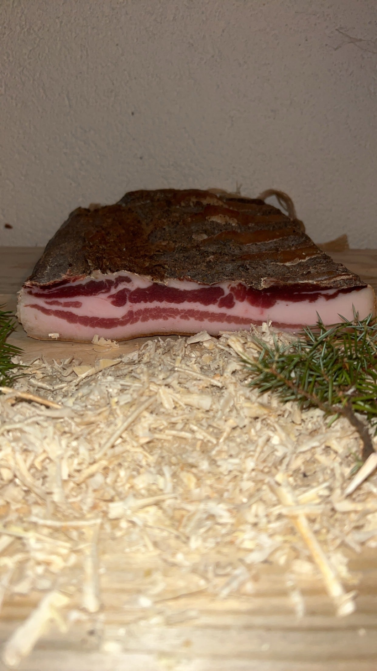 Mezzo lato di pancetta, 2 kg