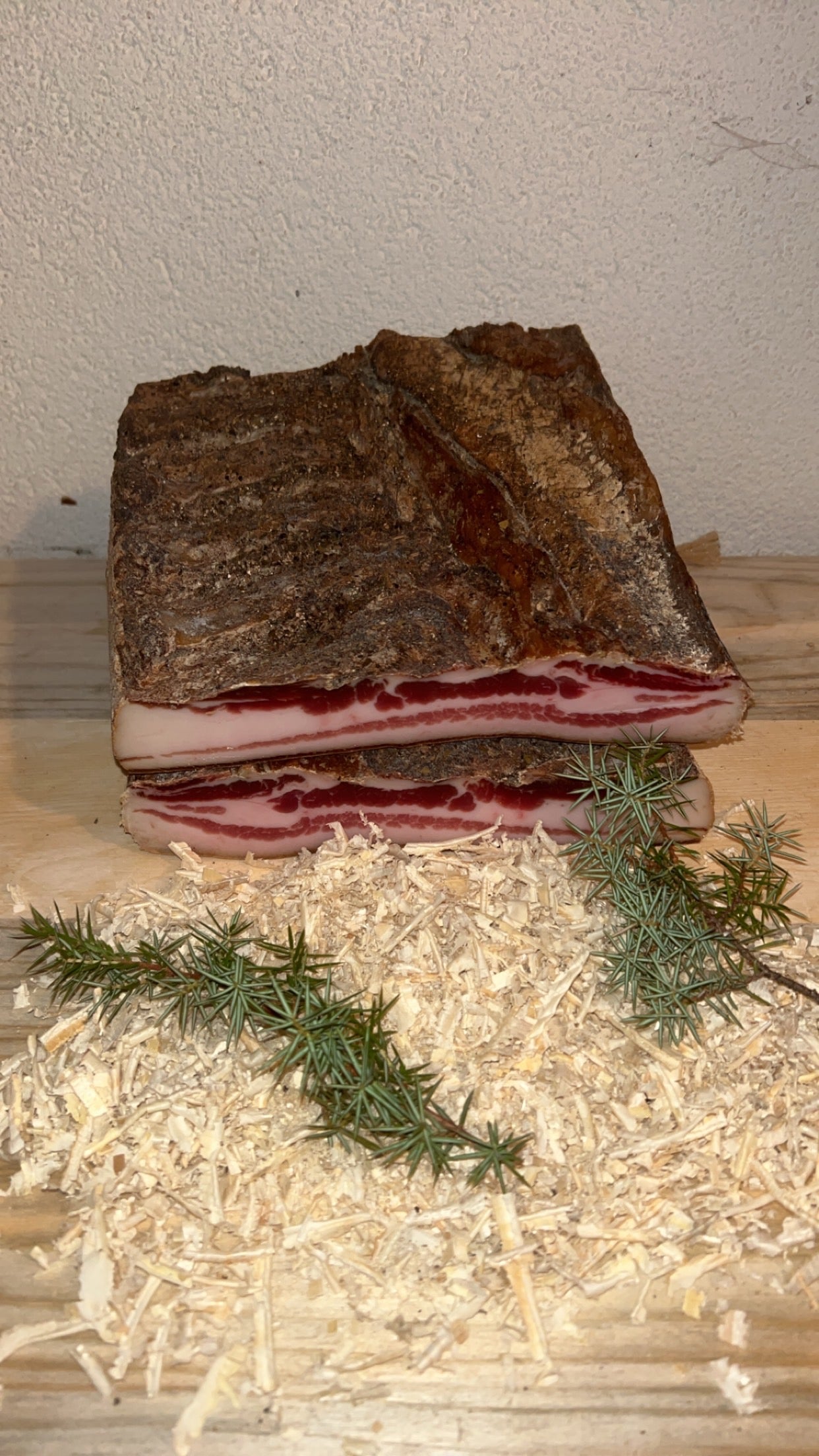 Mezzo lato di pancetta, 2 kg