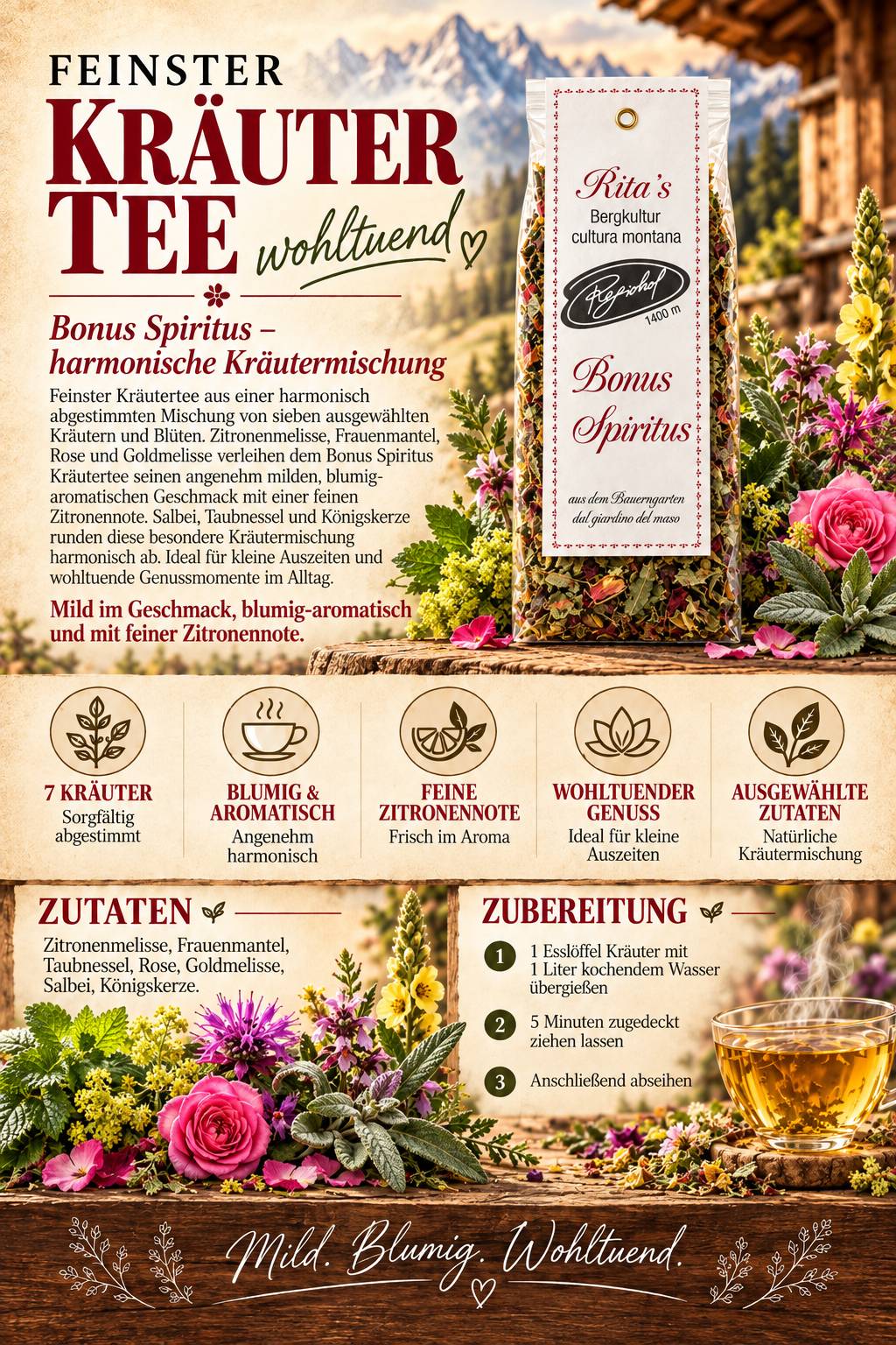Bonus Spiritus Kräutertee – 25 g